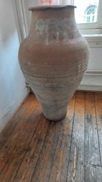 Grote antieke terra cotta vaas, Ophalen of Verzenden