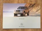 Mercedes M klasse, Boeken, Auto's | Folders en Tijdschriften, Ophalen of Verzenden, Nieuw, Mercedes, Mercedes-Benz