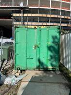 20ft zeecontainer met inrichting en werktafel, Ophalen