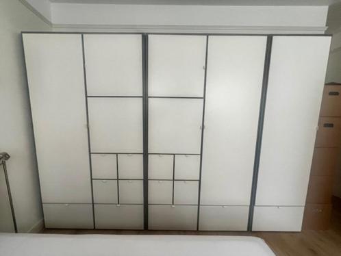 IKEA Wardrobe - Grey & White VISTHUS (3 Units), Huis en Inrichting, Kasten | Kledingkasten, Zo goed als nieuw, 200 cm of meer