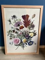Bloemen schilderij, Ophalen, Zo goed als nieuw, Schilderij, 50 tot 75 cm