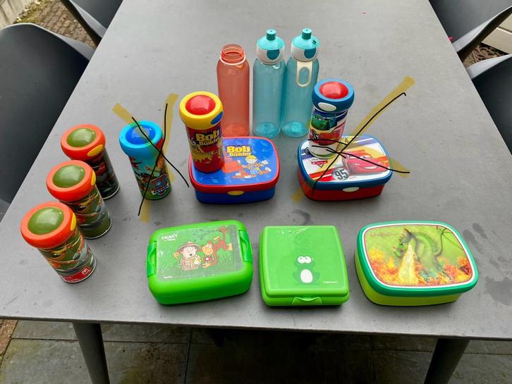 Mepal lunchboxen en drinkbekers, Kinderen en Baby's, Overige Kinderen en Baby's, Gebruikt, Ophalen of Verzenden