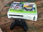 Xbox 360 console, inclusief twee spellen, Ophalen of Verzenden, Gebruikt, Met 1 controller, Met games