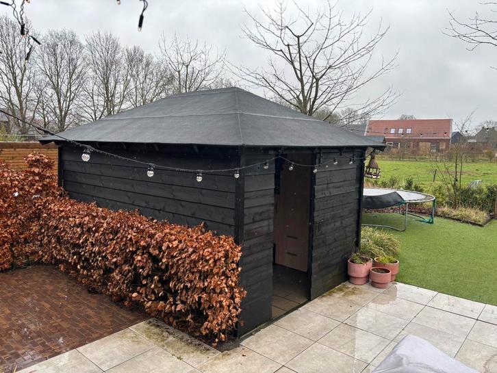 Schuur / schuurtje / bouwpakket, Tuin en Terras, Overkappingen, Zo goed als nieuw, Ophalen of Verzenden