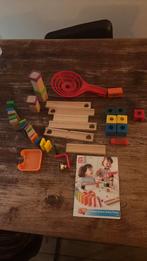 Hape houten knikkerbaan domino rally, Ophalen of Verzenden, Zo goed als nieuw