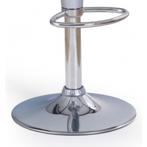 VOORRAAD Hoogglans grijs metallic barkrukken 2 stuks OP=OP, 60 tot 90 cm, Nieuw, Ophalen of Verzenden, 1 kruk