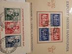 postzegels DUITSLAND export messe block 1948 en 1949, Ophalen of Verzenden