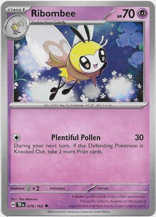 Temporal Forces,  Ribombee [uncommon] 76/162, Verzenden, Nieuw, Losse kaart