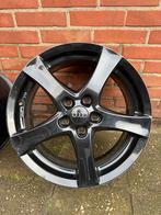 Zwarte velgenset 17 inch met Audi naafdop, Ophalen, Velg(en), Nieuw, 17 inch