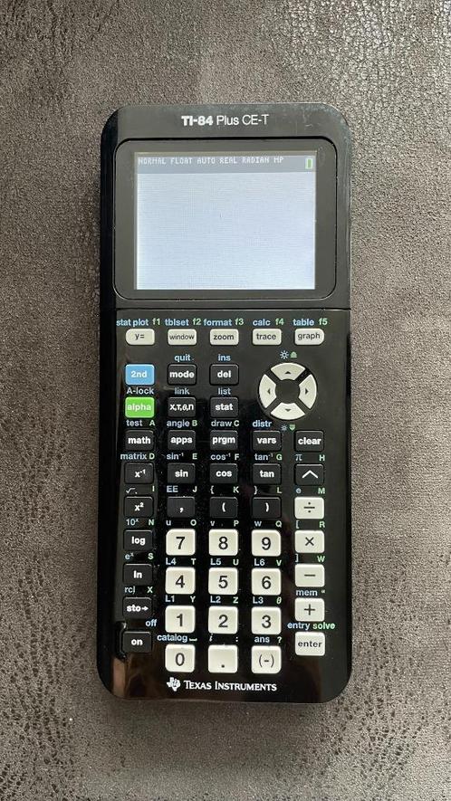 Rekenmachine, Texas Instruments TI-84 Plus CE-T (2x), Diversen, Rekenmachines, Gebruikt, Grafische rekenmachine, Ophalen of Verzenden