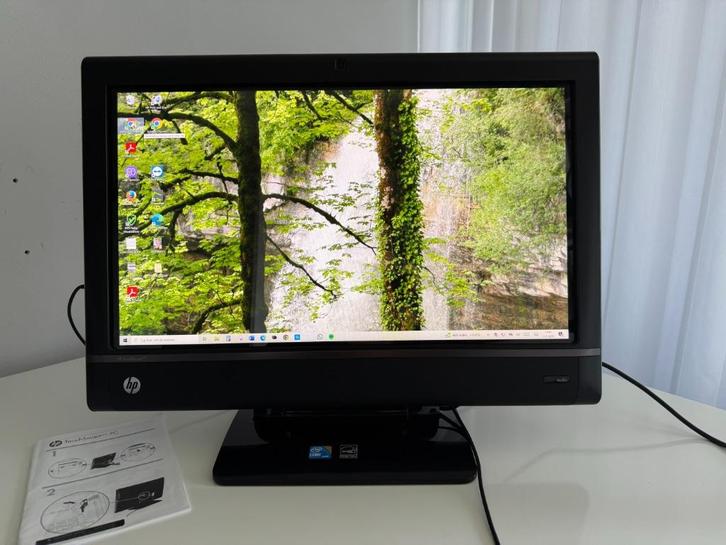 HP TOUCHSMART 610 PC 23 INCH AFSTANDSBEDIENING HDMI KABEL, Computers en Software, Desktop Pc's, Zo goed als nieuw, Ophalen
