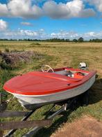 Speedboot met 15 pk buitenboordmotor, Ophalen, Gebruikt