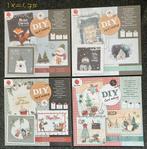 12 kerstkaarten zelf maken uitdruk vellen nw div soorten, Ophalen of Verzenden, Nieuw, Overige thema's