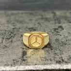 14 karaat gouden ring Mercedes model nieuw, Sieraden, Tassen en Uiterlijk, Ringen, Ophalen of Verzenden, Zo goed als nieuw, Goud