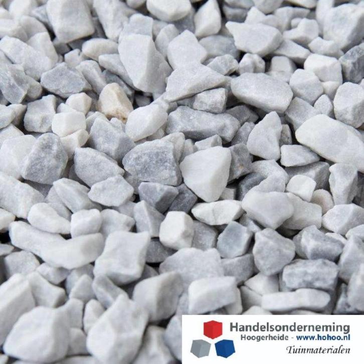Icy blue split extra white wit grijs blauw siersplit tuinpad, Tuin en Terras, Grind, Keien en Split, Nieuw, Split, Multi, Overige materialen