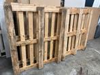 Gratis 4 Pallets - Stookhout of DIv., Ophalen, Gebruikt, 50 mm of meer, Pallet