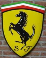 Emaillen Ferrari bord mancave garage showroom decoratie, Verzamelen, Merken en Reclamevoorwerpen, Reclamebord, Ophalen of Verzenden