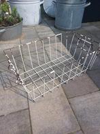 Brocante vintage oude draadmand met 2 handvaten, Ophalen of Verzenden, Gebruikt, Rechthoekig