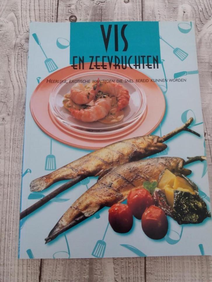 Vis en zeevruchten - Rebo Productions, Lisse, Boeken, Kookboeken, Zo goed als nieuw, Voorgerechten en Soepen, Hoofdgerechten, Ophalen of Verzenden