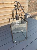 Vintage Frantzen Hanglamp, Huis en Inrichting, Lampen | Hanglampen, Ophalen, Gebruikt, 50 tot 75 cm, Glas