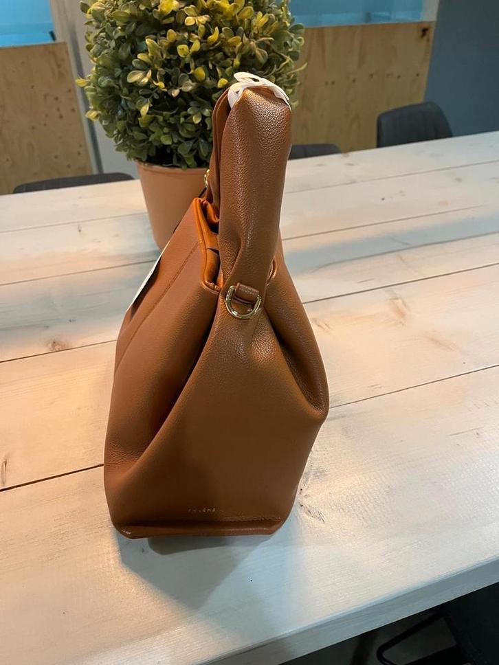 Polen tas, Sieraden, Tassen en Uiterlijk, Tassen | Damestassen, Nieuw, Handtas, Bruin, Ophalen of Verzenden