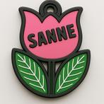 Tulp Sleutelhanger Met Naam - PERSONALISEER!, Ophalen of Verzenden, Nieuw, Dier of Natuur