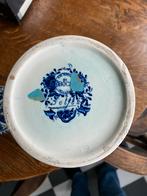 Delfsblauwe Vaas met Deksel - Boch Holland, Antiek en Kunst, Antiek | Keramiek en Aardewerk, Ophalen of Verzenden