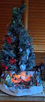Kerstboompje met glasvezel, LED verlichting en beweging, Diversen, Kerst, Ophalen, Zo goed als nieuw