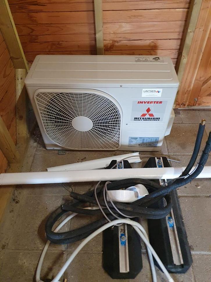 Mitsubishi Airco Inverter 3,5 KhW ZGAN AB + WIFI, Witgoed en Apparatuur, Airco's, Zo goed als nieuw, Wandairco, 60 tot 100 m³