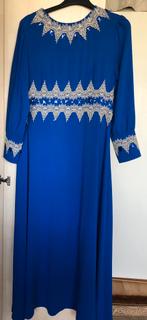 Mooie galajurk abaya abiye xl, Ophalen of Verzenden, Zo goed als nieuw, Maat 46/48 (XL) of groter, Onder de knie