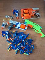 Nerf Blasters Set - Veel Plezier!, Ophalen of Verzenden, Gebruikt, Jongen of Meisje