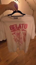 Wit roze gelato most wanted t-shirt, maat l, Wit, Maat 42/44 (L), Nieuw, Ophalen of Verzenden