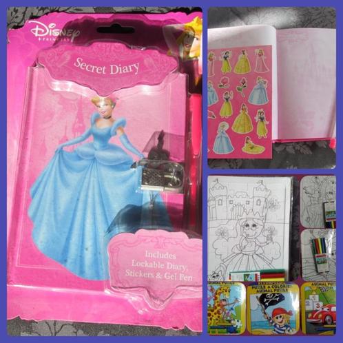 Leuke Disney prinses dagboekjes en kleurpuzzels div. soorten, Hobby en Vrije tijd, Knutselen, Nieuw, Overige typen, Ophalen of Verzenden