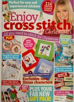 116 Kerst borduurpatronen met garen,linnen, kaarten, lint, Ophalen, Nieuw, Handborduren, Patroon