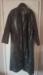 Lange leren heren jas, Ophalen, Zo goed als nieuw, Maat 56/58 (XL), Bruin