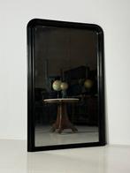 Louis Philippe spiegel Frans antiek zwart, Antiek en Kunst, Antiek | Spiegels, Ophalen, Rechthoekig, Minder dan 100 cm