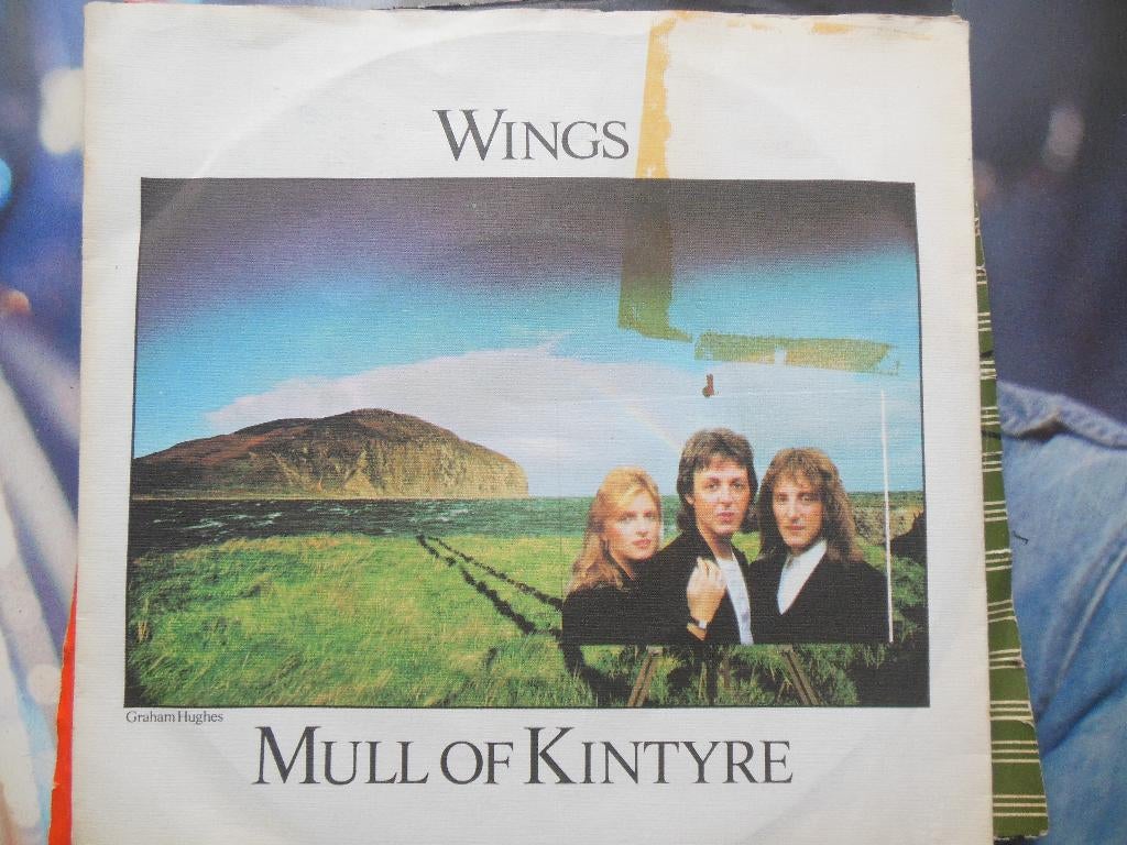 single wings mull of kintyre 45rpm jukebox vinyl record 7'', Gebruikt, 7 inch, Single, Ophalen of Verzenden