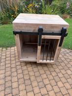 Hondenbench loftdeur systeem steigerhout, Ophalen of Verzenden