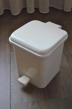Prullenbak, Brabantia, 39 cm hoog, diameter 25 cm, Ophalen of Verzenden, Gebruikt, Met pedaal, Minder dan 50 cm