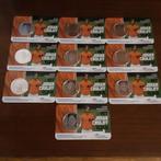 10 x Johan Cruyff Vijfje. 5 Euro munt, Postzegels en Munten, Munten | Nederland, Ophalen of Verzenden, Koningin Beatrix, Euro's