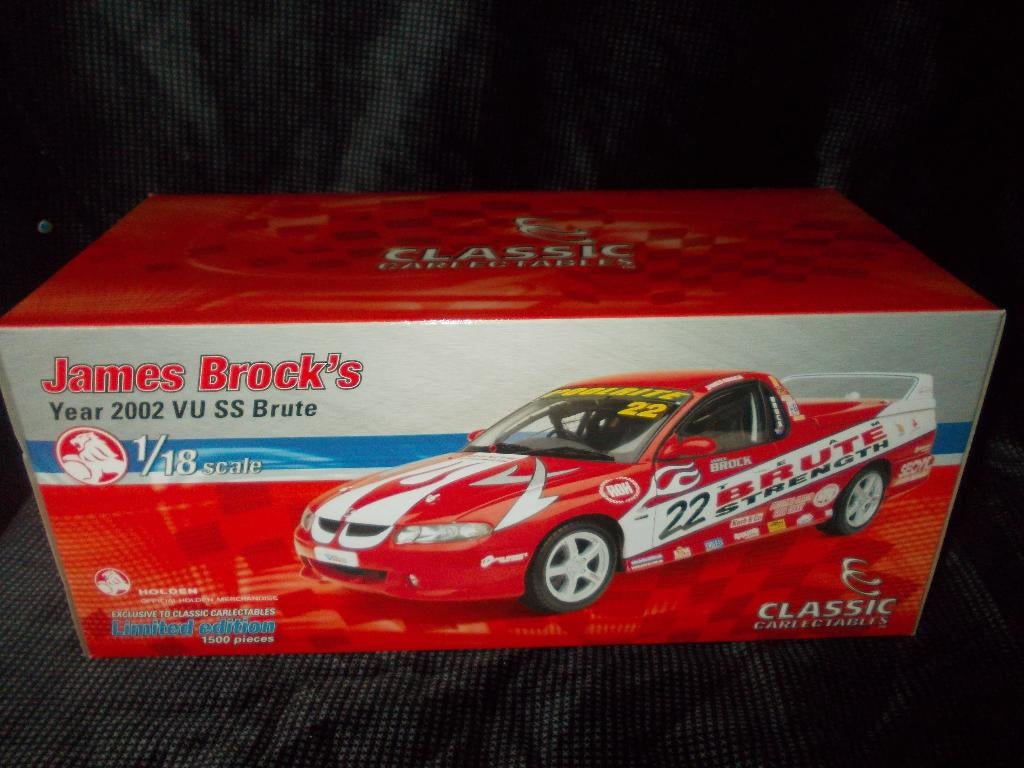 1/18 Holden VU Brute Strength Ute - James Brock 2002, Ophalen of Verzenden, Nieuw, Overige merken