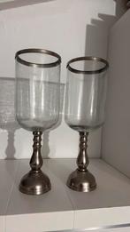 Set van 2 mooie windlichten, Ophalen, Zo goed als nieuw