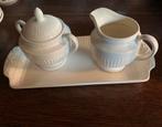 Wedgwood Edme plain suikerpot en melkkan, Ophalen