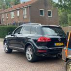 Volkswagen Touareg 3.0 TDI Grijs Kenteken BTW AUTO, Auto's, Bestelauto's, Automaat, 2175 kg, Volkswagen, Zwart