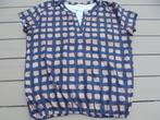 Blauw bruin shirt ISAY, Blauw, Maat 42/44 (L), Isay, Ophalen of Verzenden