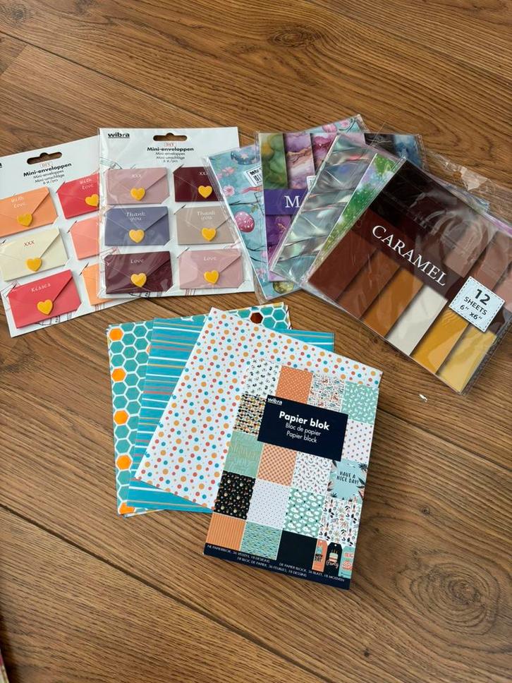 Bullet journal/ scrapbook pakket, Hobby en Vrije tijd, Scrapbooking, Zo goed als nieuw, Papier of Karton, Ophalen of Verzenden