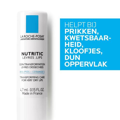 La Roche-Posay Nutritic Lippenbalsem 4.7ml%, Sieraden, Tassen en Uiterlijk, Uiterlijk | Gezichtsverzorging, Zo goed als nieuw