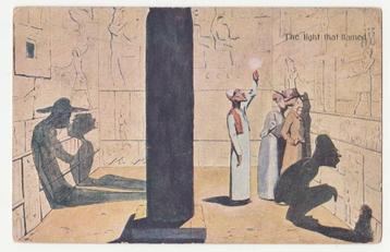 Tafereel in Egypte.  1911. beschikbaar voor biedingen