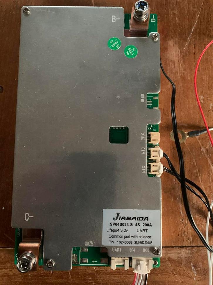 JBD-SP04S034-L4S-200A BMS, Caravans en Kamperen, Camper-accessoires, Zo goed als nieuw, Ophalen of Verzenden