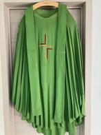 groene kazuifel met onderstola, Antiek en Kunst, Ophalen of Verzenden